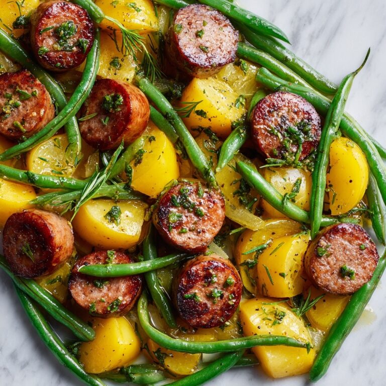 Air Fryer Sausage with Vegetables Recipe