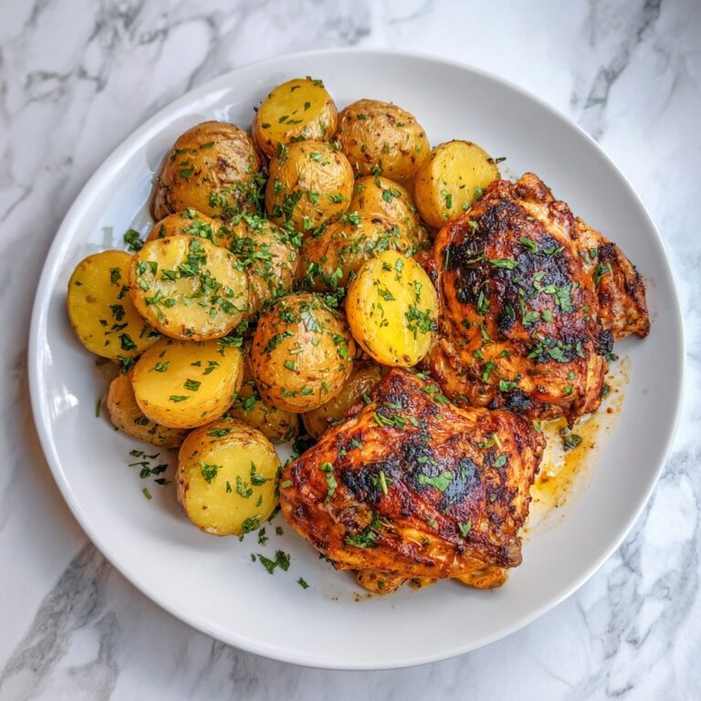 Garlic Parmesan Chicken and Potatoes Recipe
