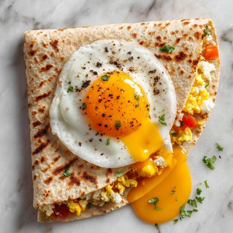 Fried Egg Quesadilla with Avocado Recipe