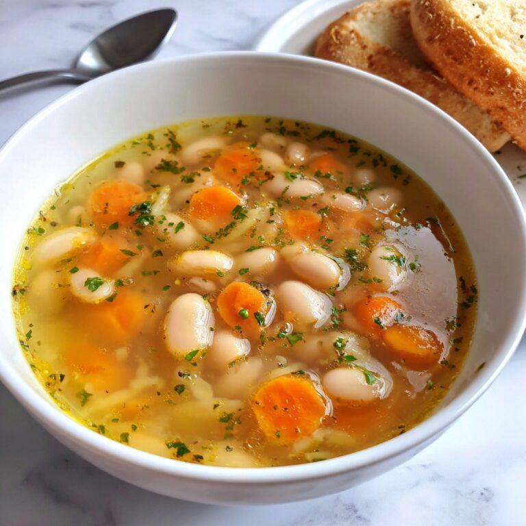 Great Northern Bean Soup with Carrots Recipe
