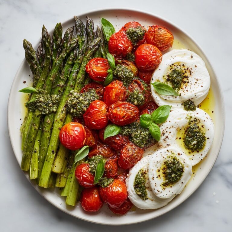 Caprese Roasted Asparagus Recipe