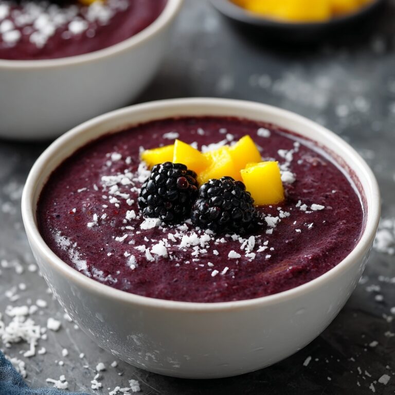 Thai Black Sticky Rice Pudding with Coconut and Mango Recipe