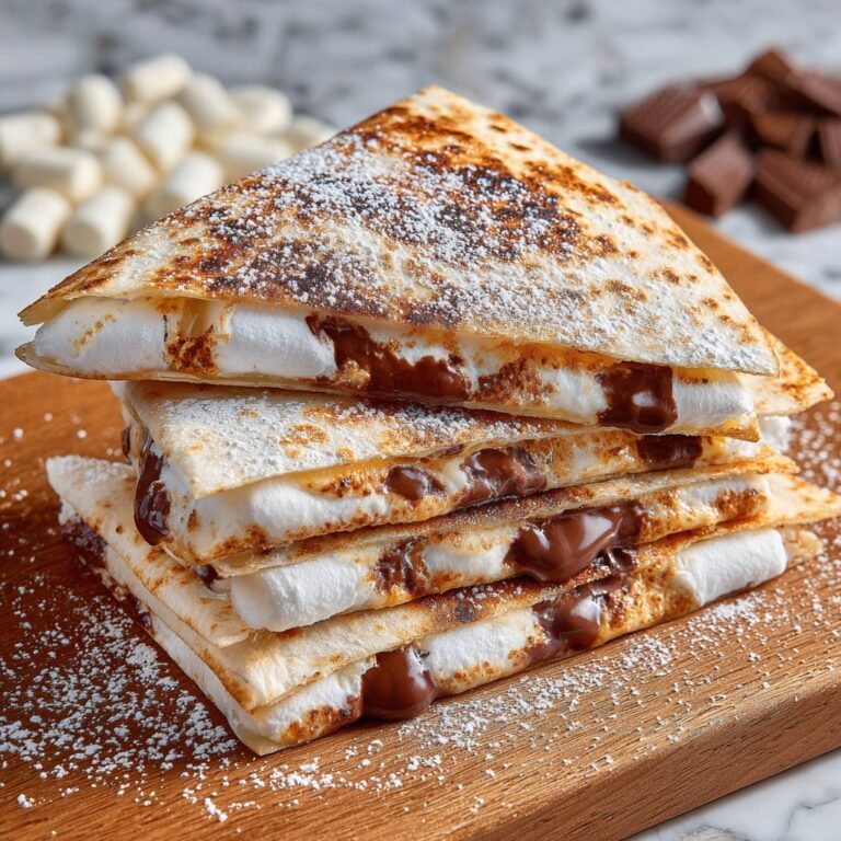 Blackstone S’mores Quesadilla Recipe