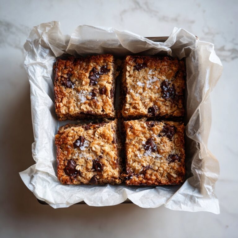 Healthy Chocolate Chip Oatmeal Bars Recipe