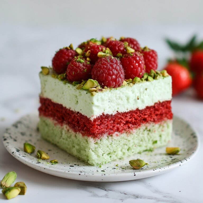 Heavenly Keto Pistachio Raspberry Cake Recipe