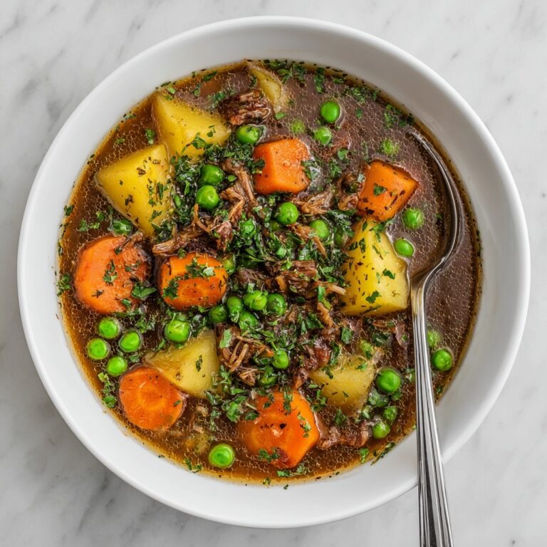 Comforting Old-Fashioned Vegetable Beef Soup for Cozy Nights Recipe