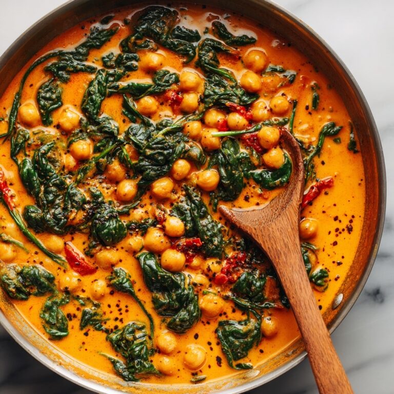 Creamy Sun-Dried Tomato Chickpeas Recipe