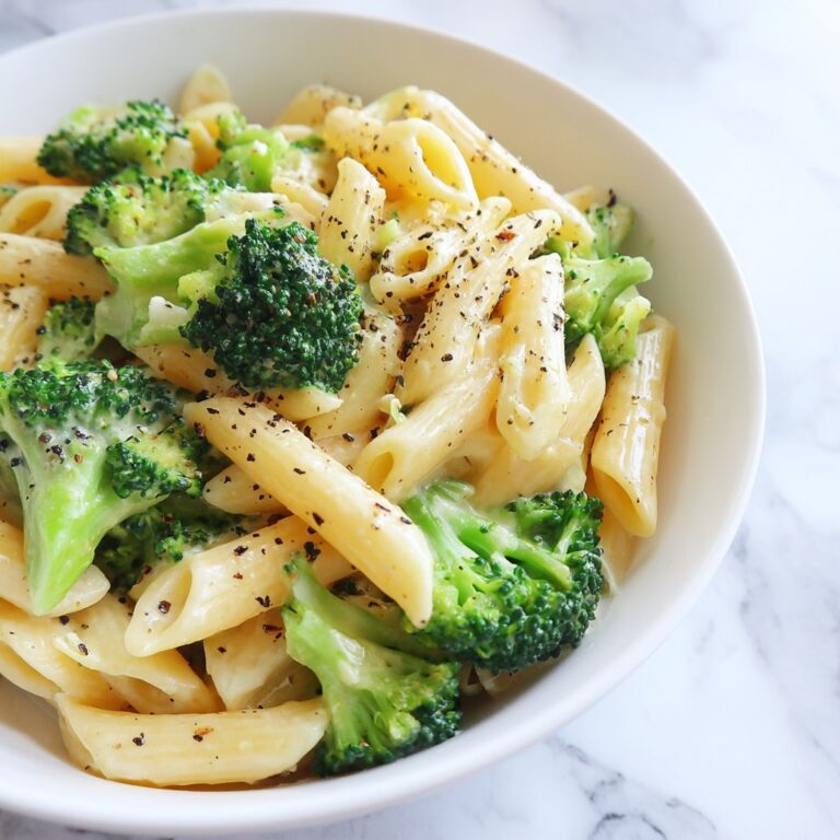 Creamy & Cheesy Broccoli Pasta Recipe