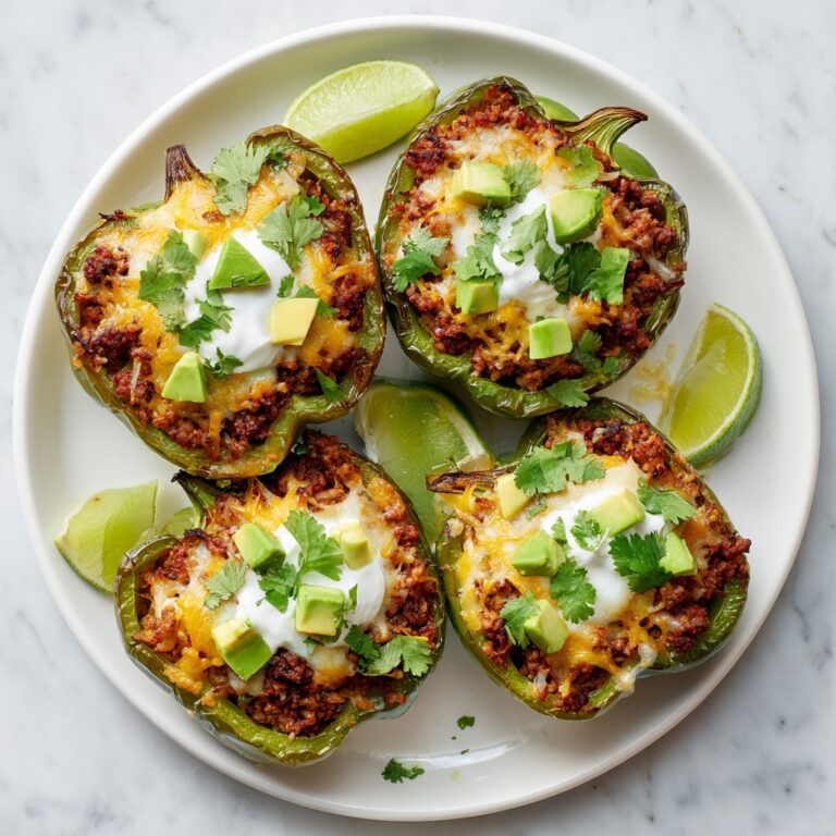 Taco-Stuffed Poblano Peppers Recipe