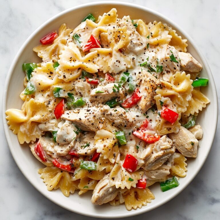 Colorful Chicken Alfredo Recipe