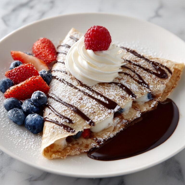 Easy Chocolate Crepes Recipe