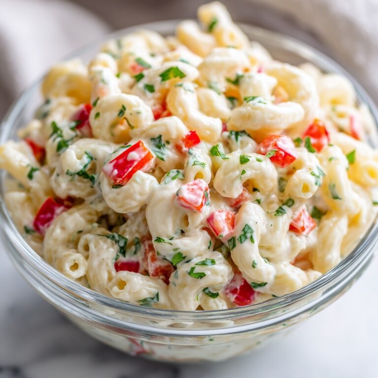 Creamy Homestyle Macaroni Salad Recipe