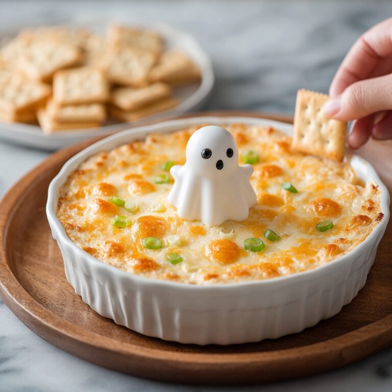Creepy-Good Halloween Buffalo Chicken Dip Recipe