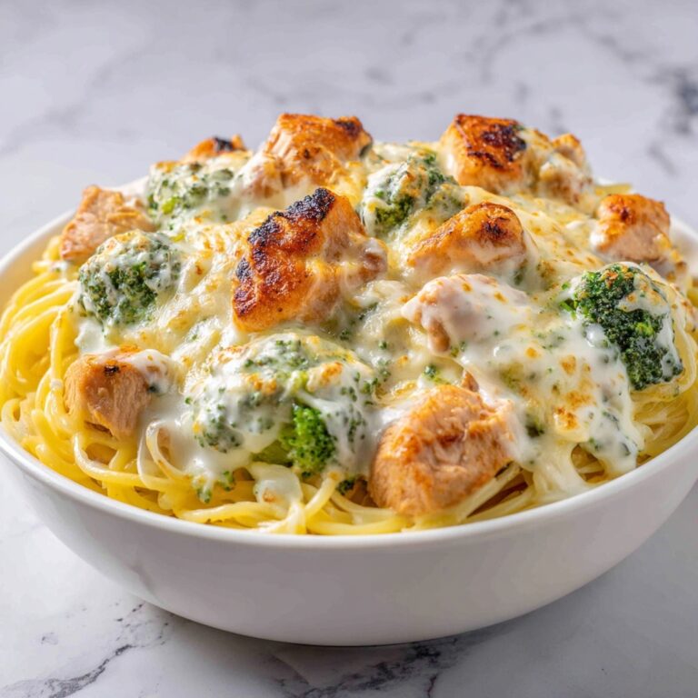 Cheesy Garlic Chicken and Broccoli Pasta Recipe