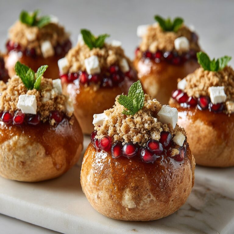 Baked Apples with Feta, Cranberries, Honey, and Fresh Mint Recipe
