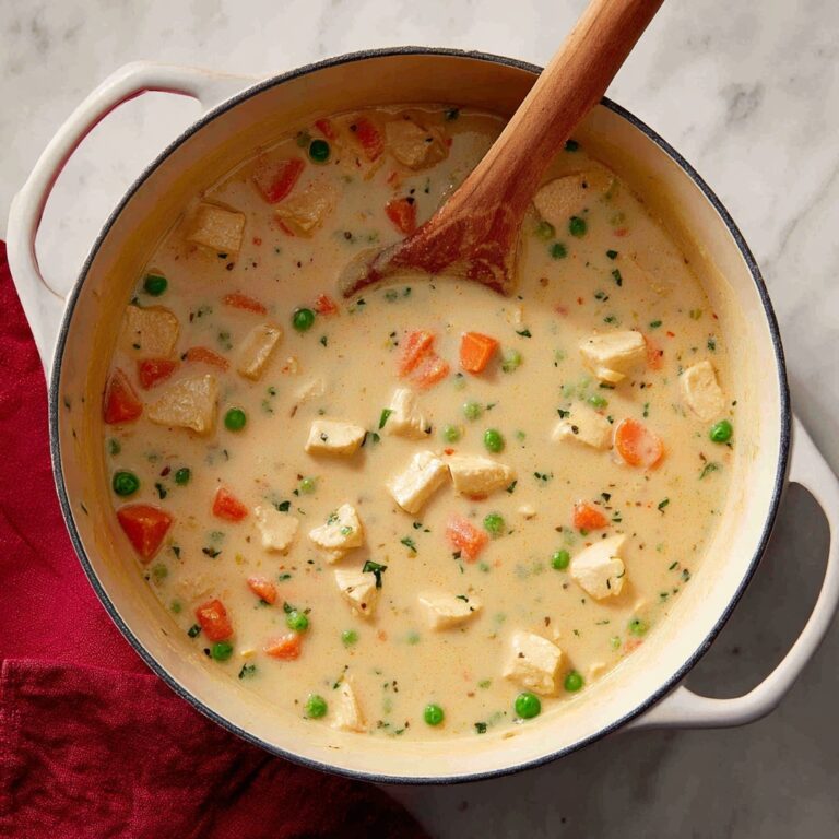Creamy Chicken Casserole with Vegetables and Mashed Potatoes Recipe
