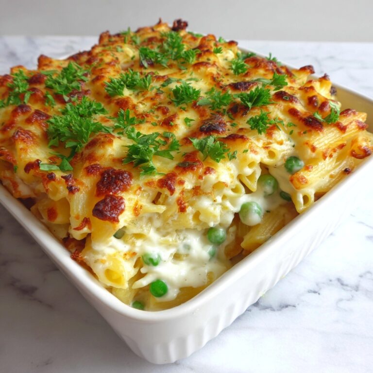 Creamy Chicken Alfredo Casserole Recipe