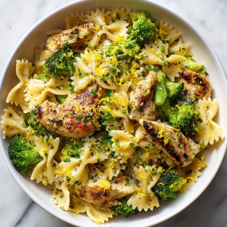 Cowboy Butter Lemon Bowtie Chicken with Broccoli Bliss Recipe