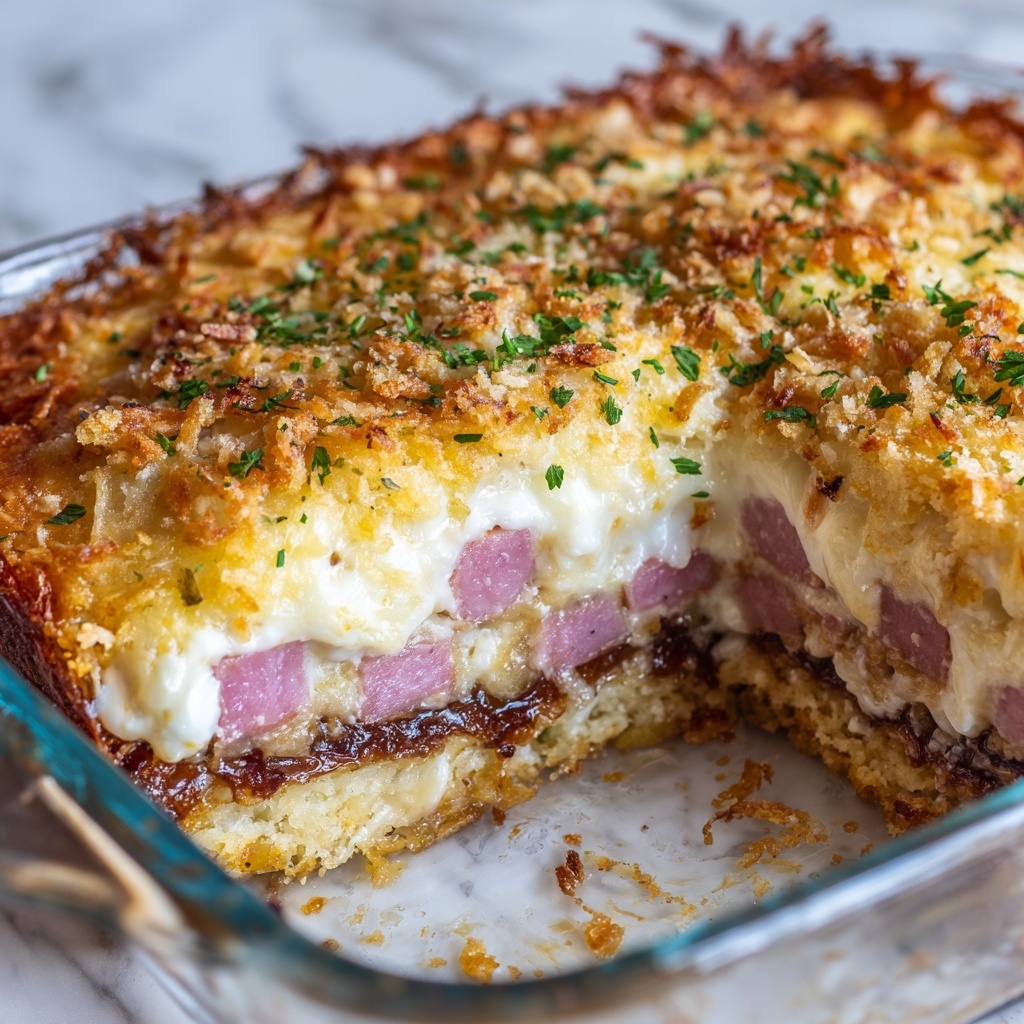 Chicken Cordon Bleu Casserole: 7 Comforting Delights Recipe - Recipe Image