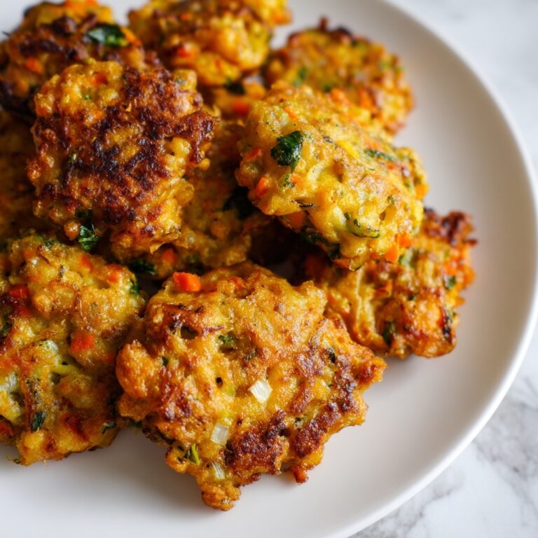 Vegan Millet Fritters with Vegetables and Cumin Recipe