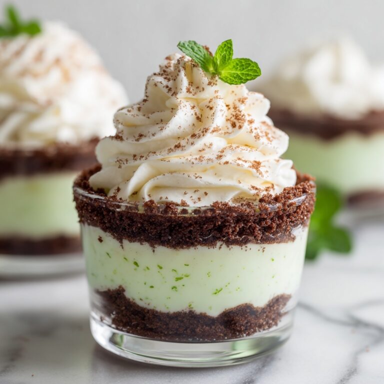 Cool and Creamy No Bake Mint Cheesecake Cups Recipe