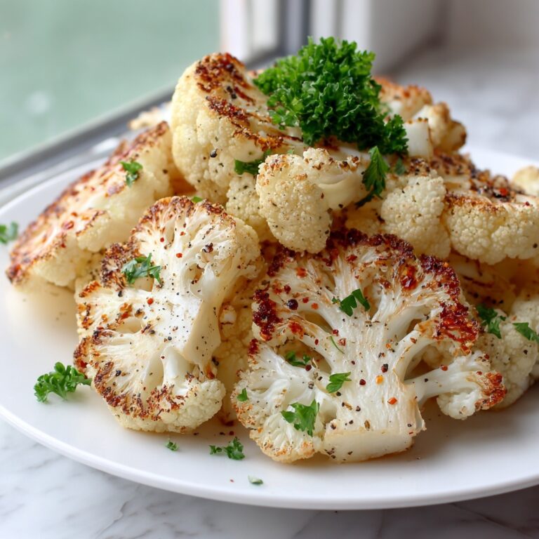 Crispy Roasted Cauliflower Recipe