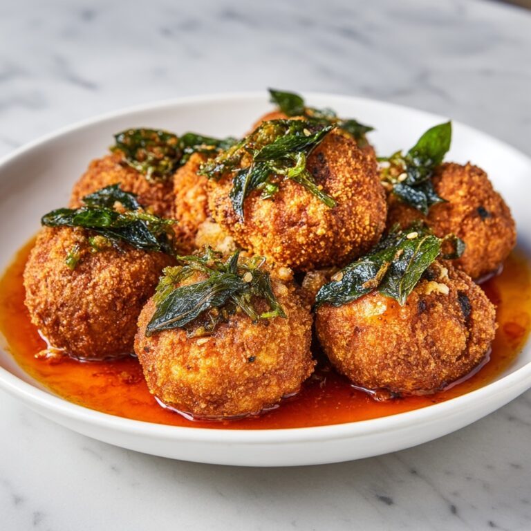 Pumpkin Sage Risotto Balls Recipe