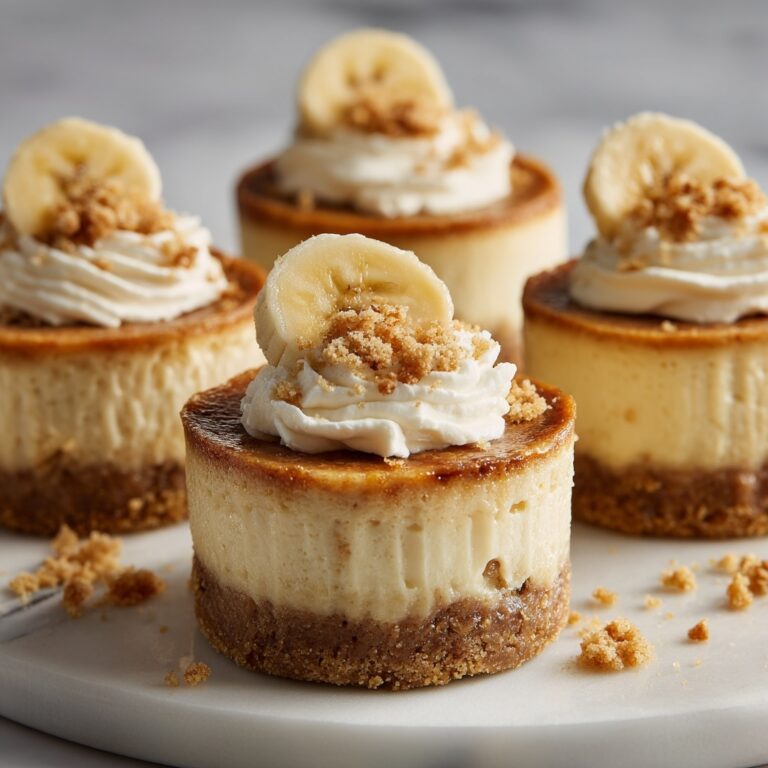 Mini Banana Pudding Cheesecakes Recipe