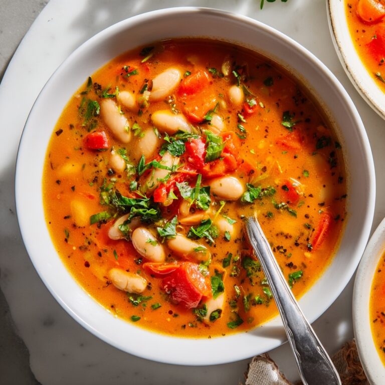 Mediterranean White Bean Soup Recipe