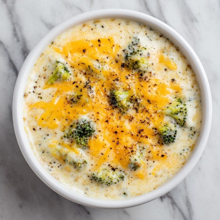 High Protein Broccoli Cheddar Soup Recipe