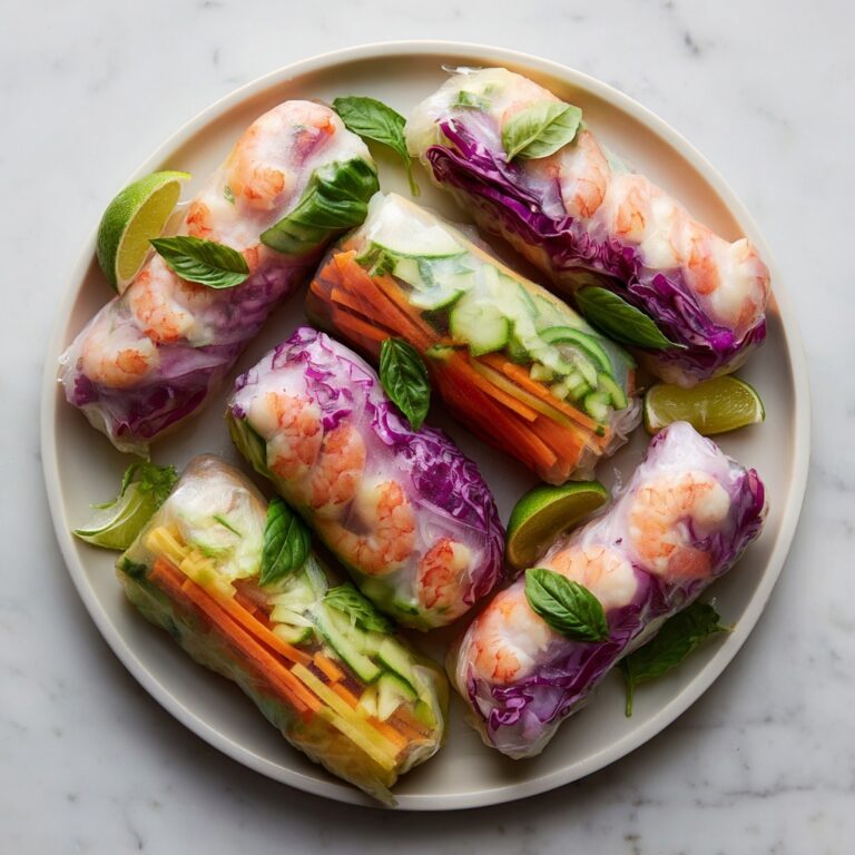 Rainbow Veggies Rice Paper Rolls with Hoisin-Peanut Dipping Sauce Recipe
