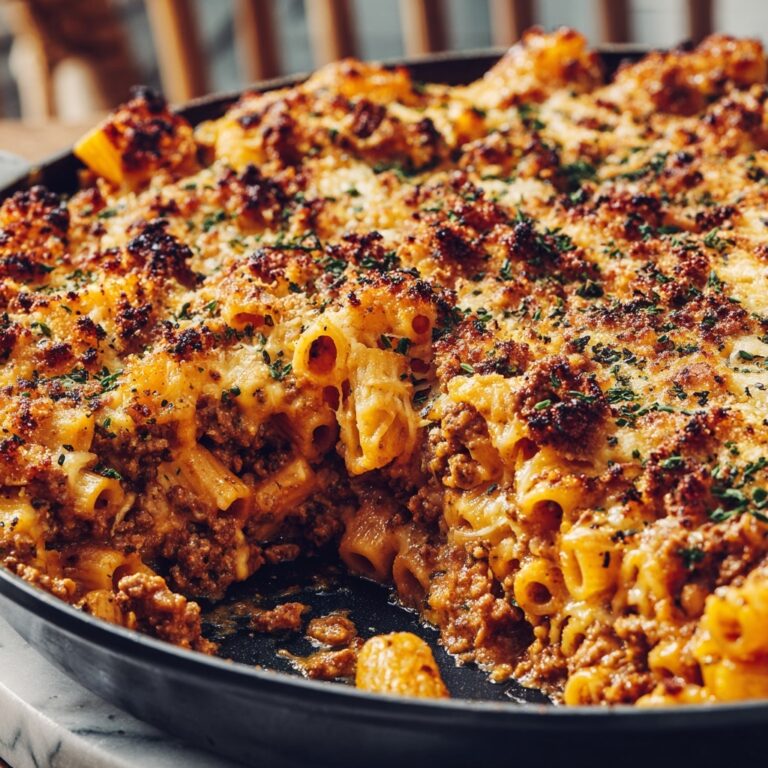 Baked Ziti with Ground Beef and Ricotta Recipe