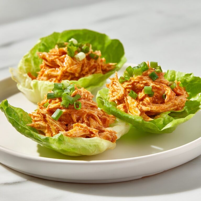 Buffalo Chicken Lettuce Wraps Recipe