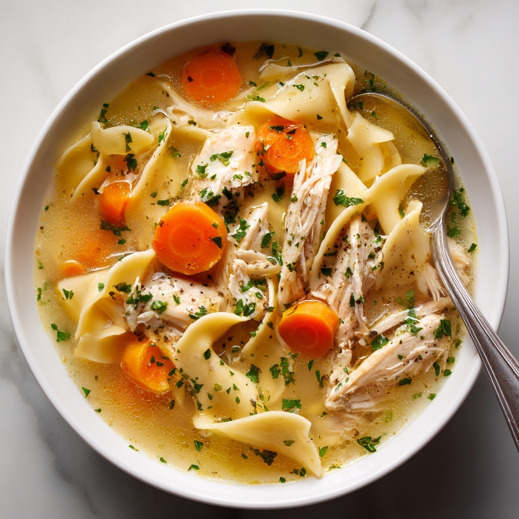 Easy Homestyle Chicken Noodle Soup Recipe - Recipe Image