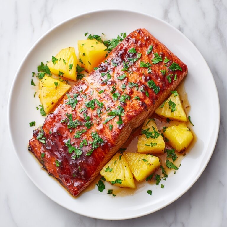 Delicious Pineapple Glazed Salmon for Tropical Flavor Lovers Recipe