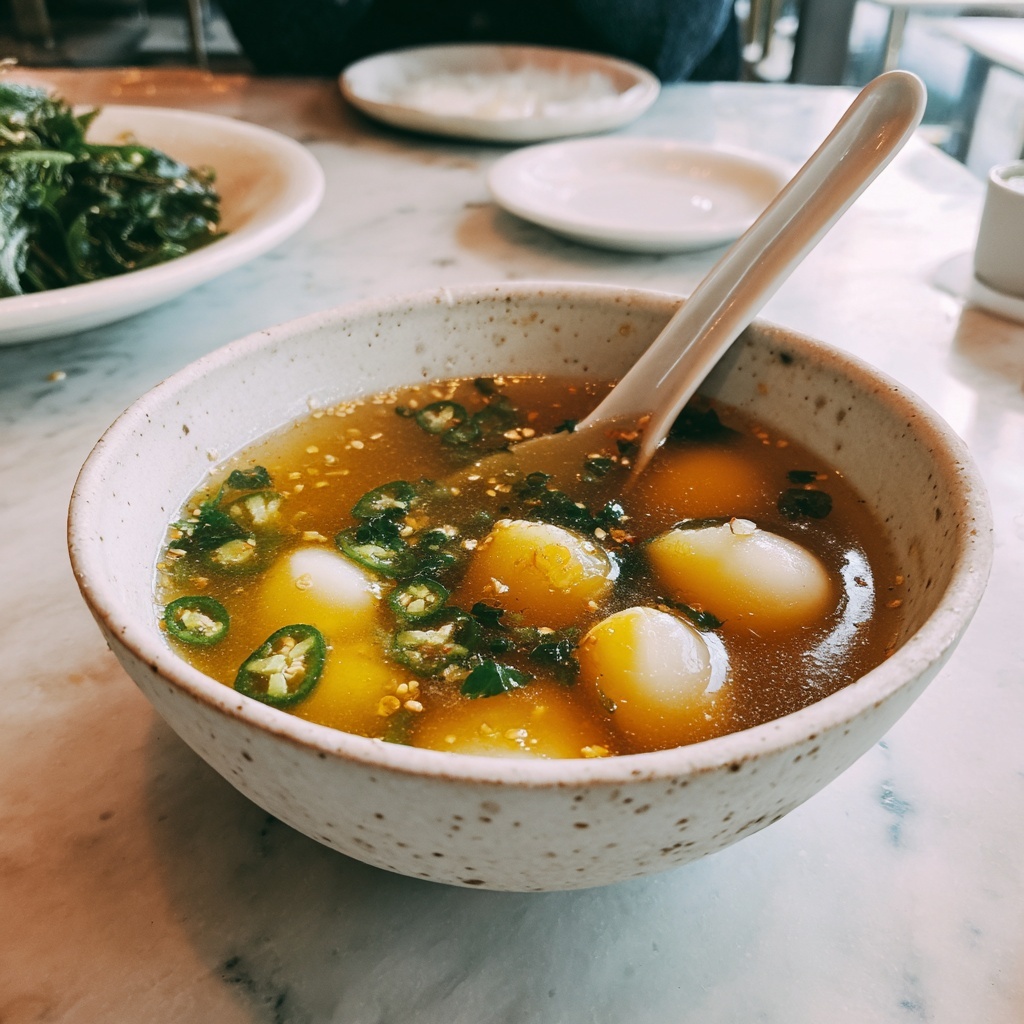 Korean Radish Soup (Mu Doenjang Tang) Recipe - Recipe Image