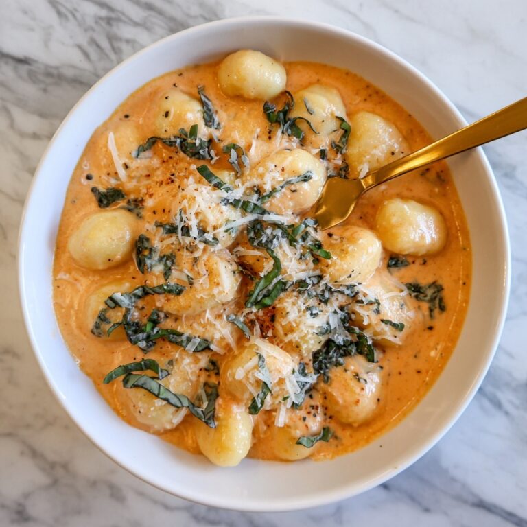 Creamy Chicken Gnocchi with Sun-Dried Tomato Pesto and Spinach Recipe