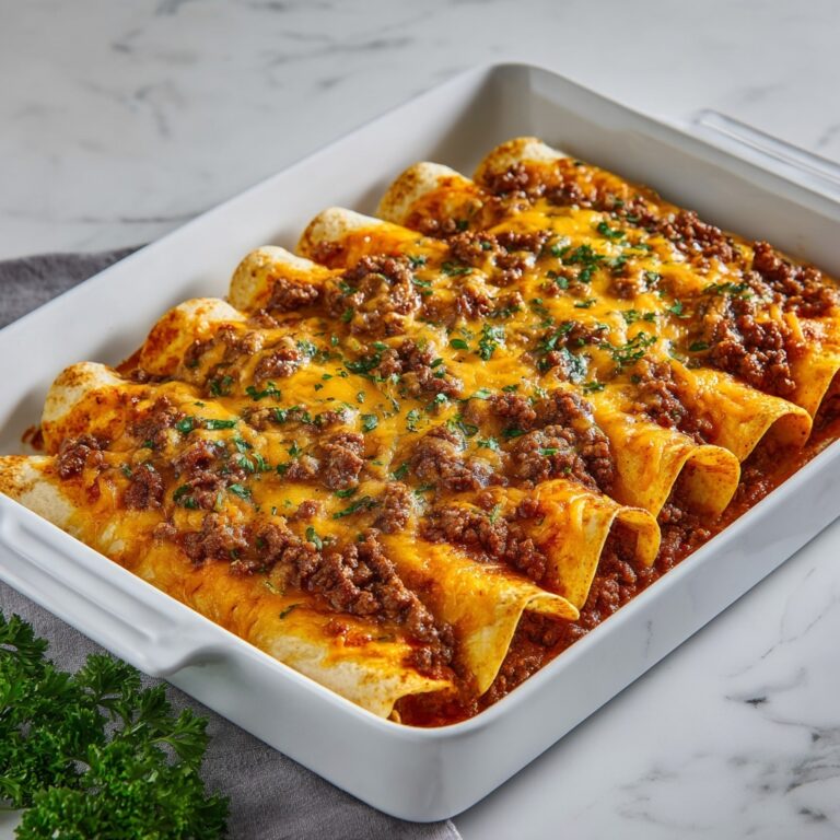 Breakfast Enchiladas with Sausage, Bacon, and Cheddar Recipe