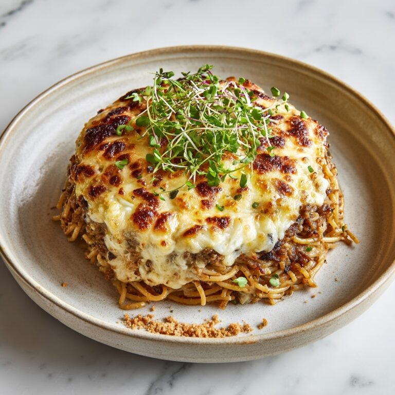 Cream Cheese Spaghetti Casserole Recipe