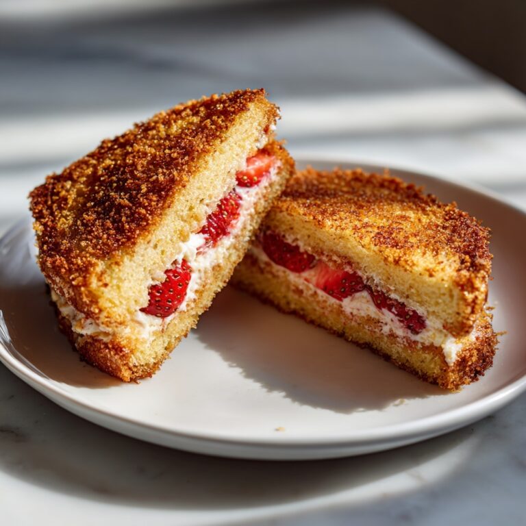 Fried Strawberry Cheesecake Sandwiches: 7 Indulgent Bites Recipe
