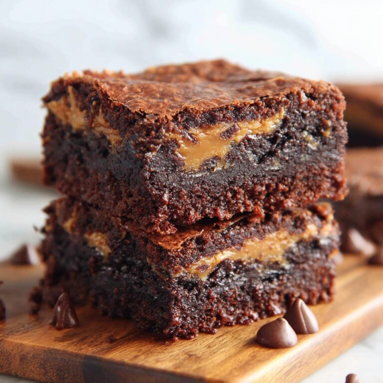 Caramel Chocolate Chunk Brownies Recipe