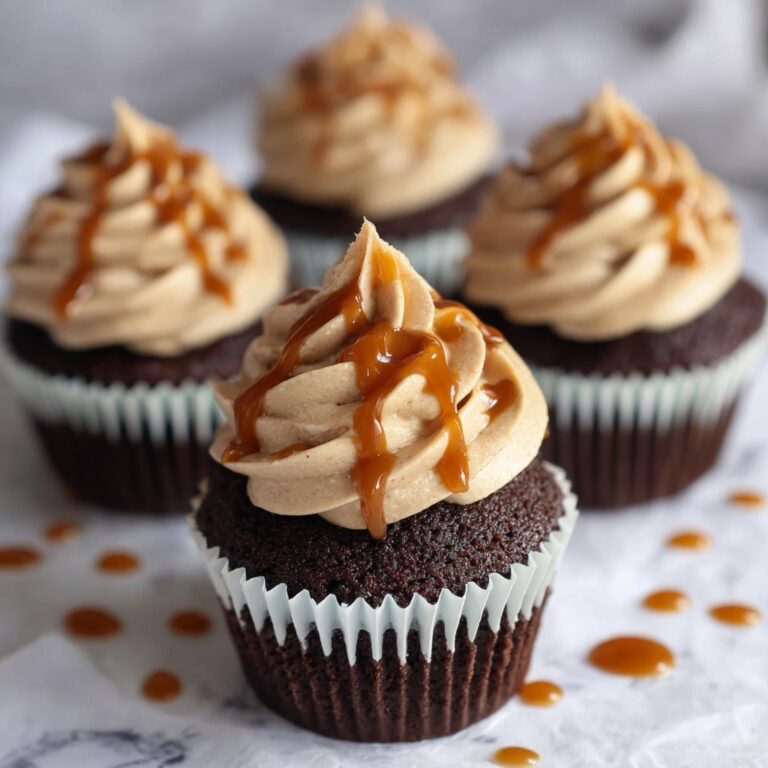 Chocolate Espresso Cupcakes with Salted Caramel Buttercream Recipe