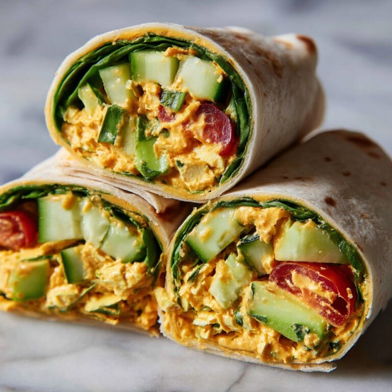Veggie Hummus Wraps Recipe