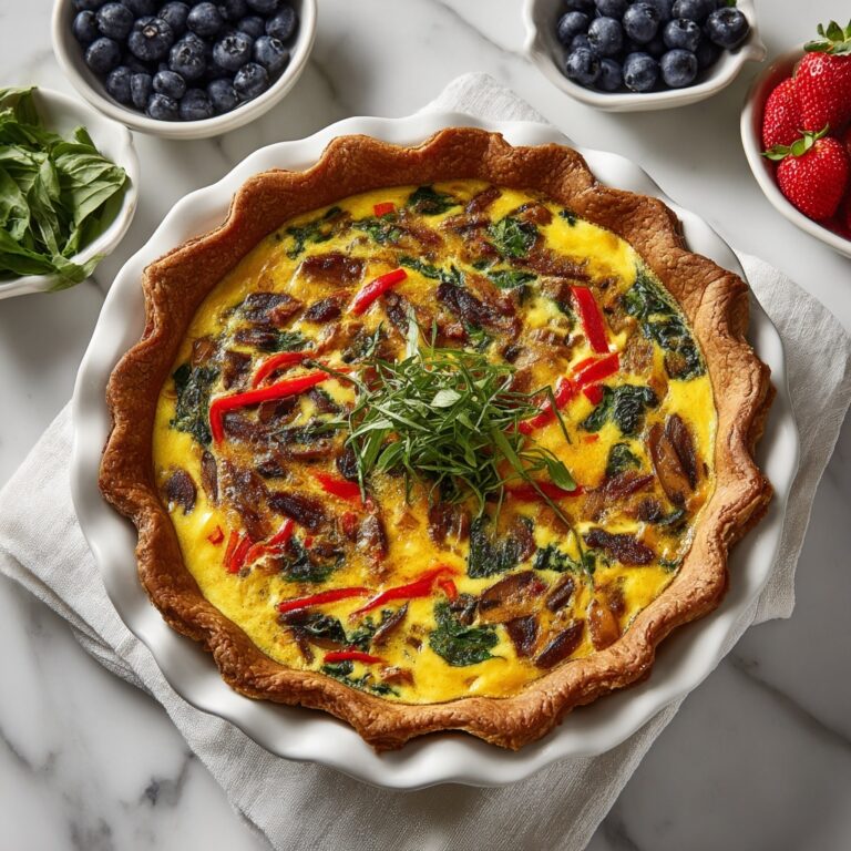 Easy Tuna Breakfast Quiche Recipe