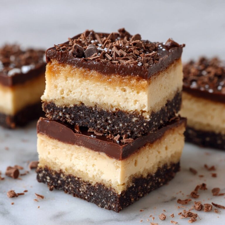 Chocolate Peanut Butter Cheesecake Bars Recipe