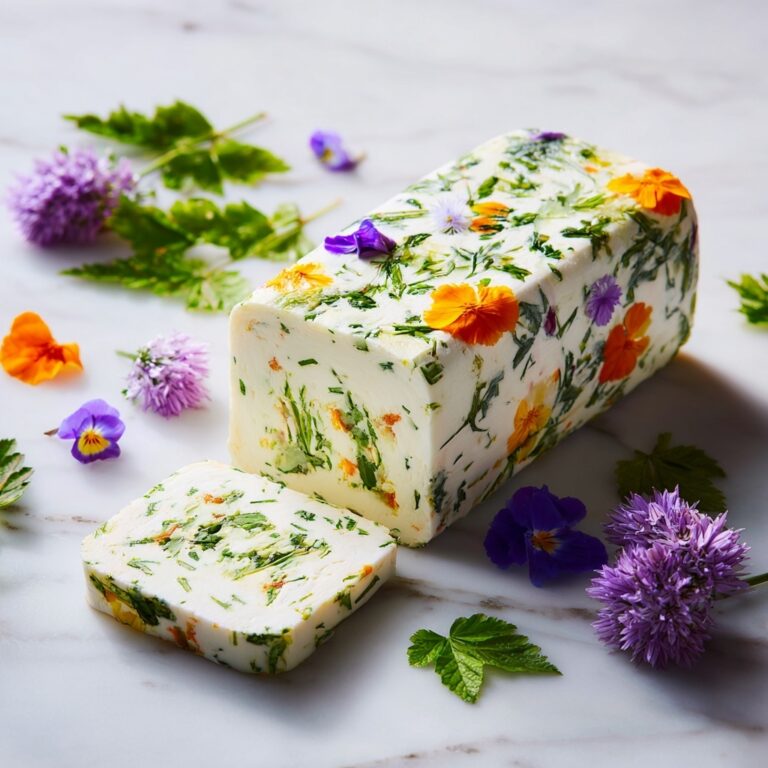 Garden Herb and Edible Flower Butter Recipe