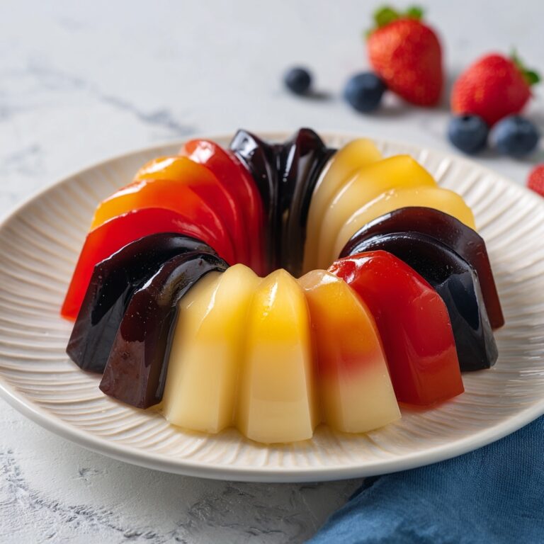 Low Carb Berry & Vanilla Jello Ring Recipe