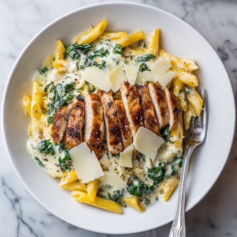 Creamy Parmesan Chicken Penne Recipe