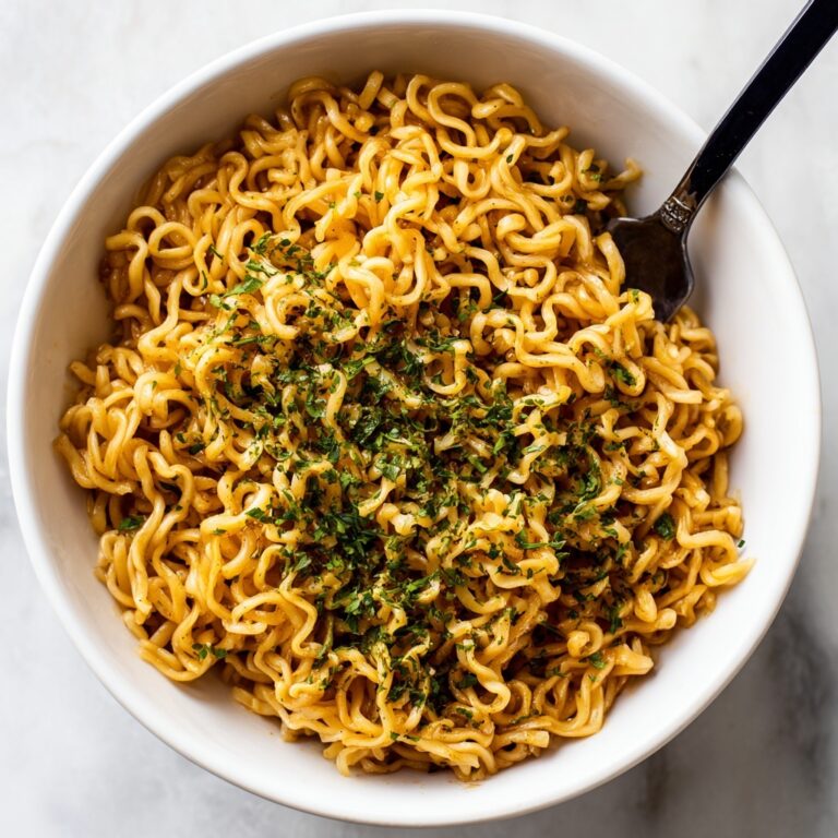 Garlic Butter Ramen Noodles Recipe
