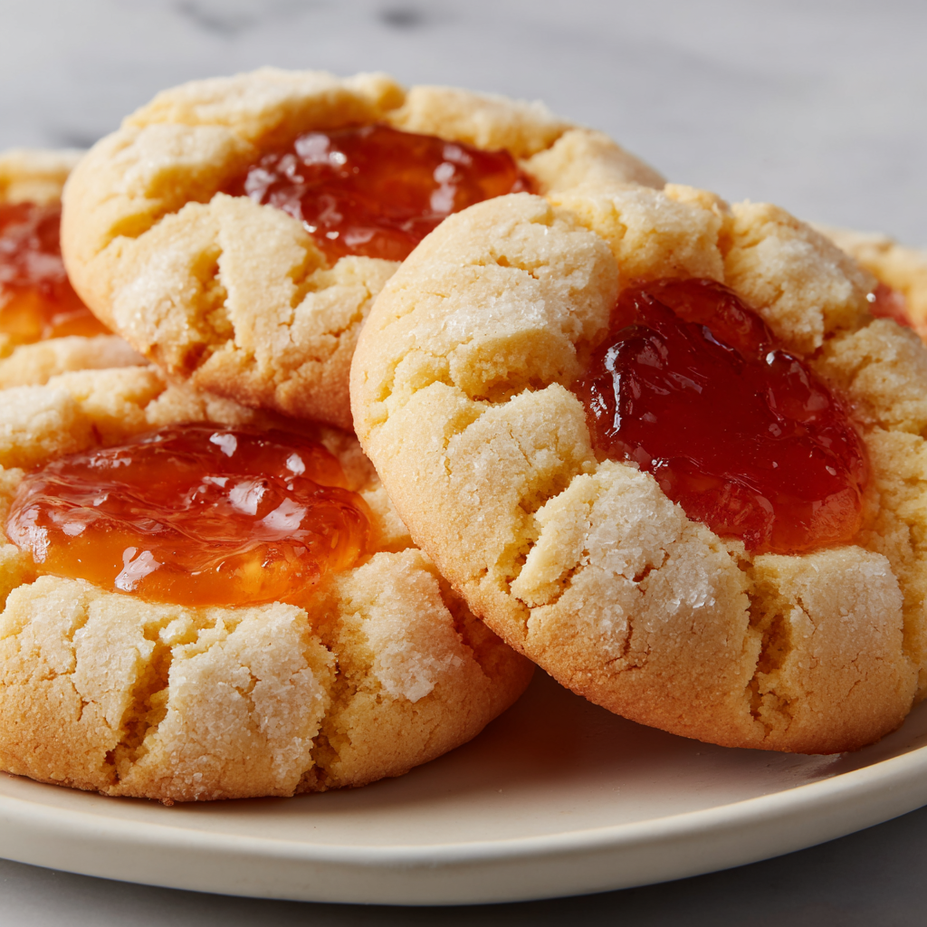 Christmas Caramel Thumbprint Cookies: 7 Joyful Bites Recipe - Recipe Image